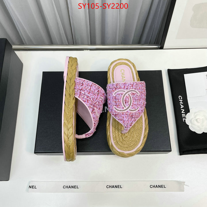 Women Shoes-Chanel aaaaa+ replica ID: SY2200 $: 105USD