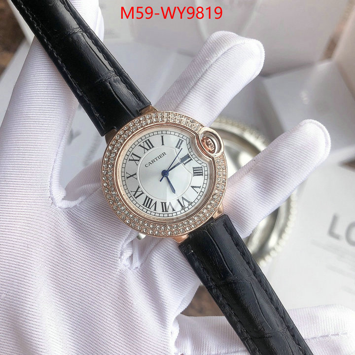 Watch(4A)-Cartier 2023 perfect replica designer ID: WY9819 $: 59USD