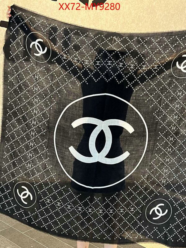 Scarf-Chanel designer high replica ID: MY9280 $: 72USD