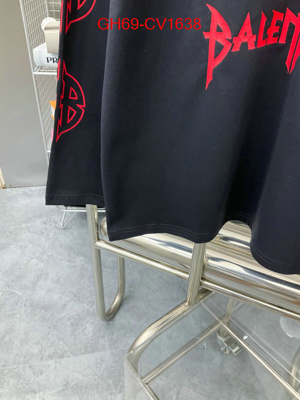 Clothing-Balenciaga online from china ID: CV1638 $: 69USD