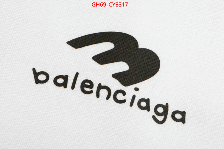 Clothing-Balenciaga fashion designer ID: CY8317 $: 69USD