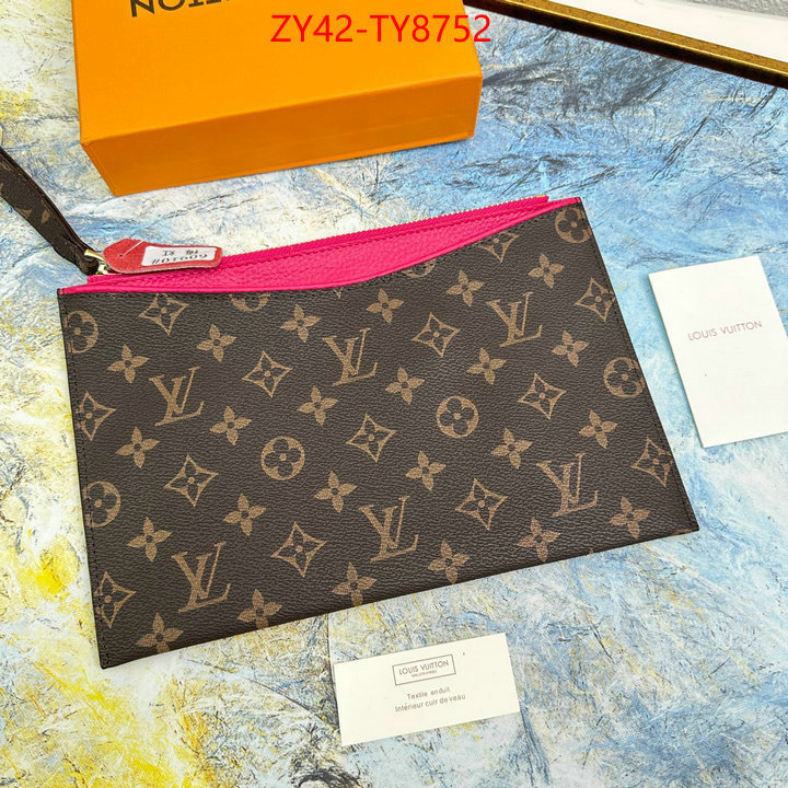 LV Bags(4A)-Wallet wholesale designer shop ID: TY8752 $: 42USD