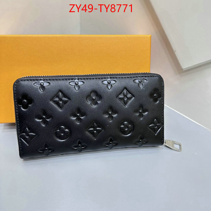 LV Bags(4A)-Wallet copy aaaaa ID: TY8771 $: 49USD