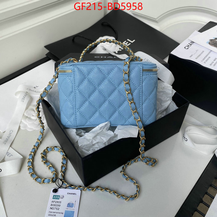 Chanel Bags(TOP)-Vanity best aaaaa ID: BD5958 $: 215USD