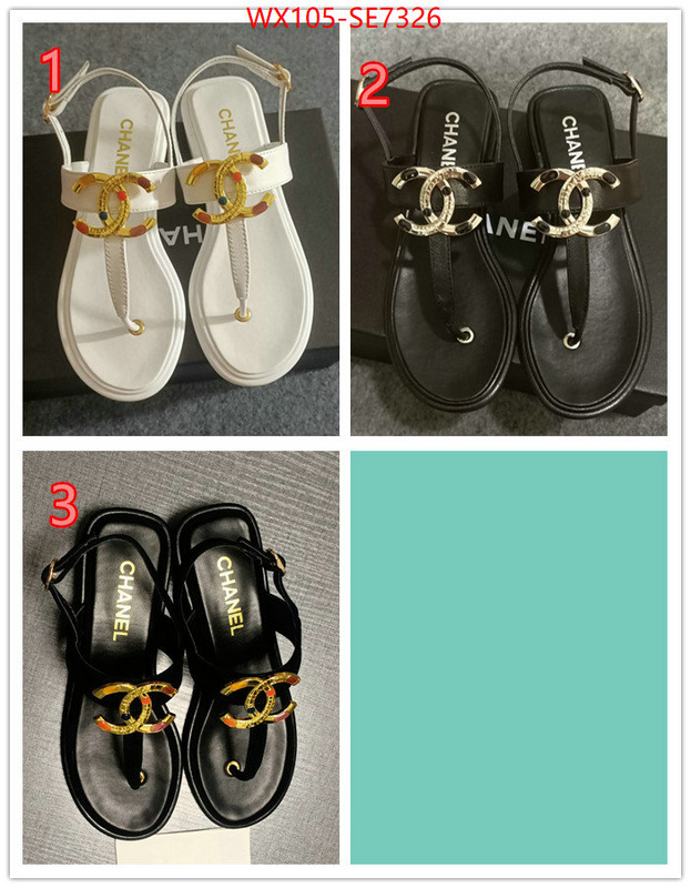 Women Shoes-Chanel where could you find a great quality designer ID: SE7326 $: 105USD