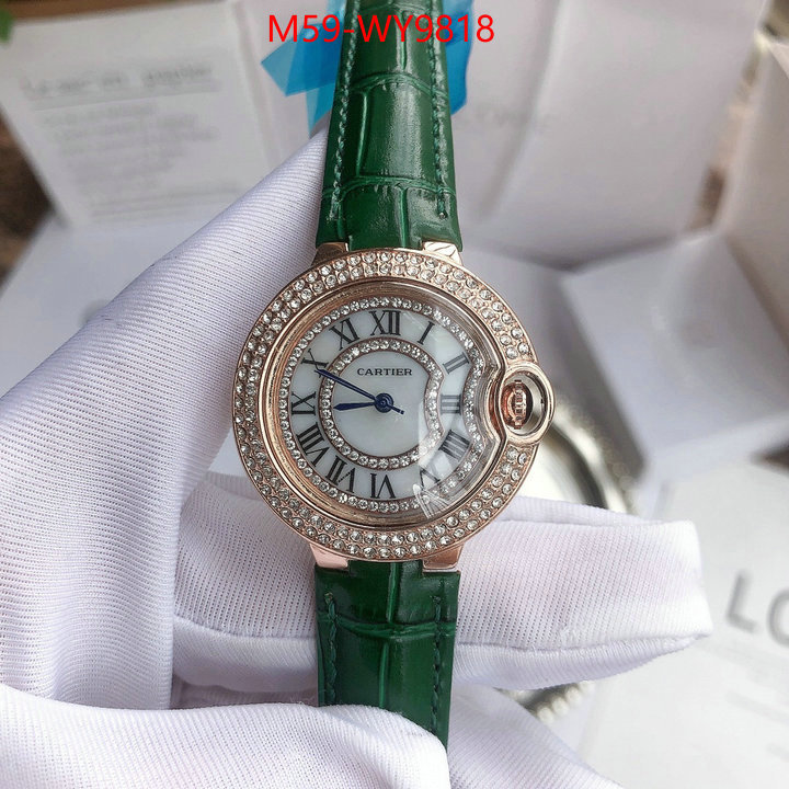 Watch(4A)-Cartier wholesale replica shop ID: WY9818 $: 59USD