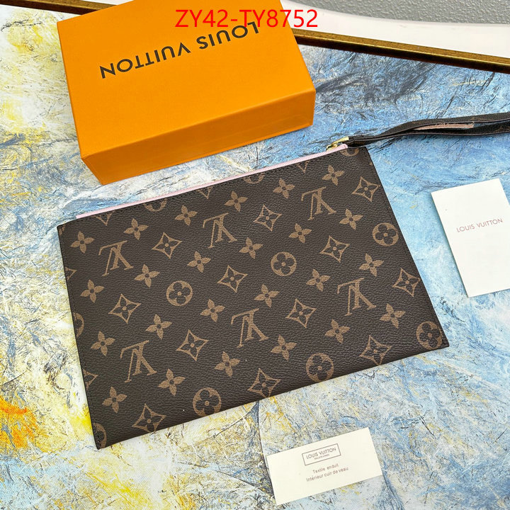 LV Bags(4A)-Wallet wholesale designer shop ID: TY8752 $: 42USD