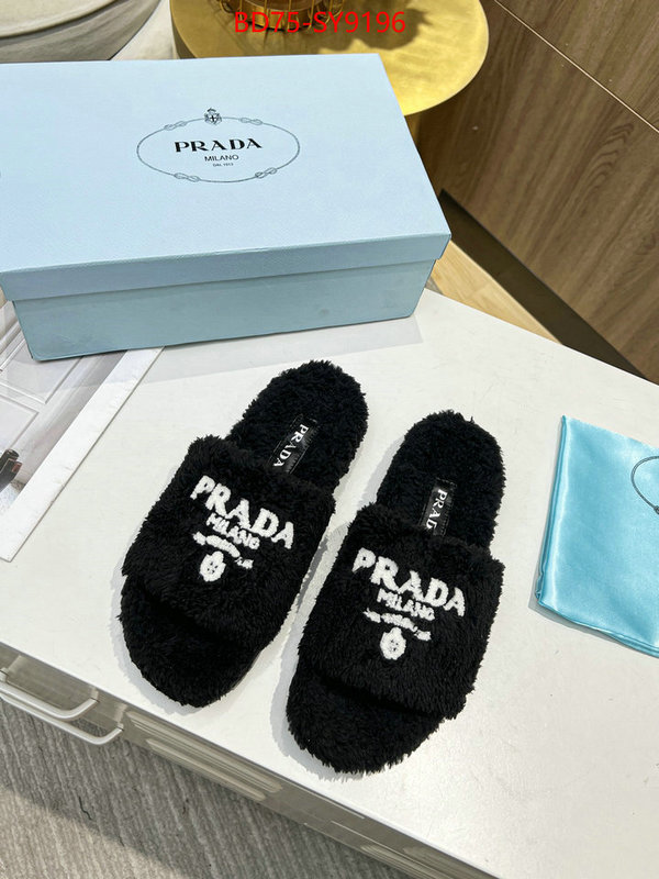 Women Shoes-Prada best quality fake ID: SY9196 $: 75USD