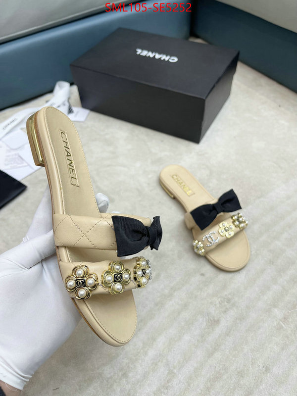 Women Shoes-Chanel luxury fake ID: SE5252 $: 105USD