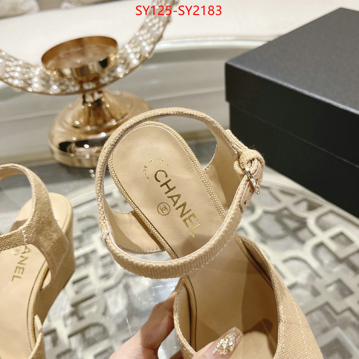 Women Shoes-Chanel every designer ID: SY2183 $: 125USD