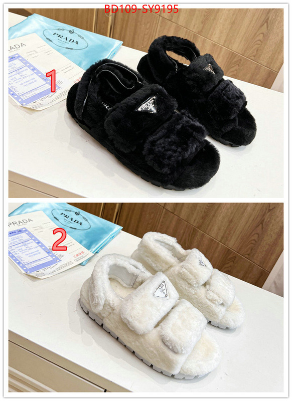 Women Shoes-Prada fake high quality ID: SY9195 $: 109USD