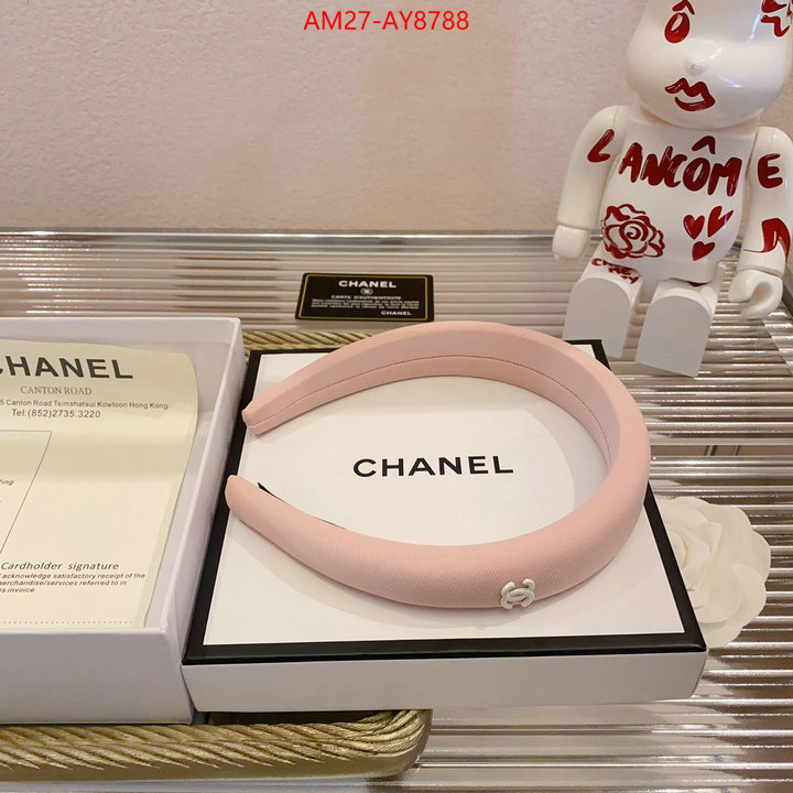 Hair band-Chanel 2023 replica wholesale cheap sales online ID: AY8788 $: 27USD