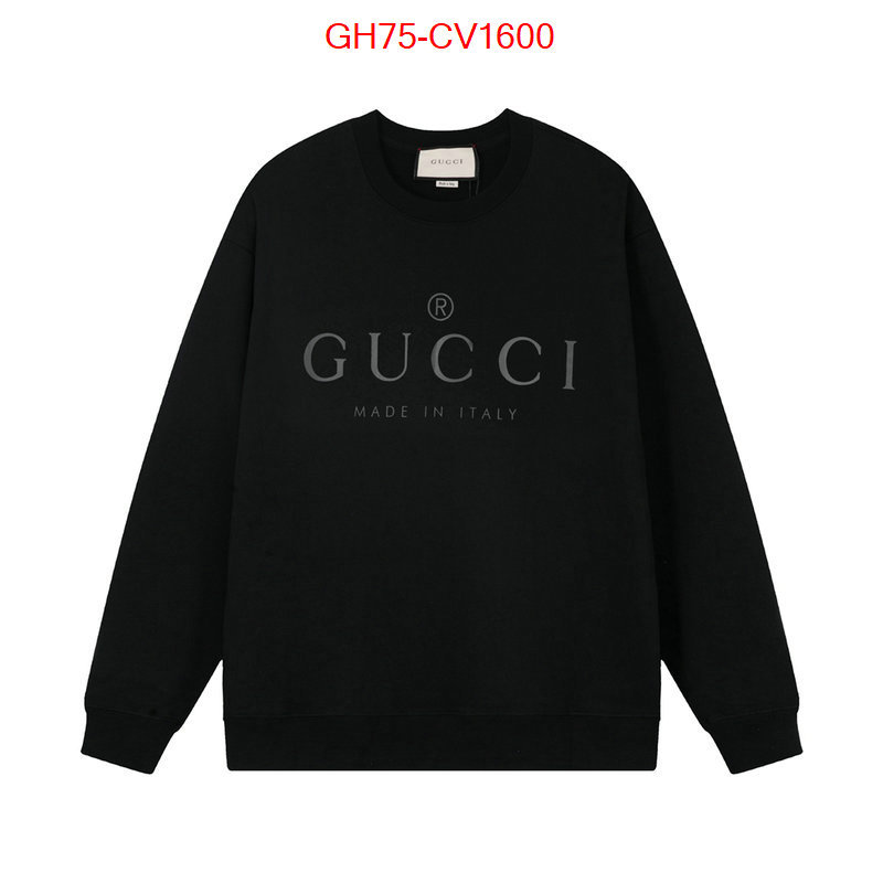 Clothing-Gucci online ID: CV1600 $: 75USD