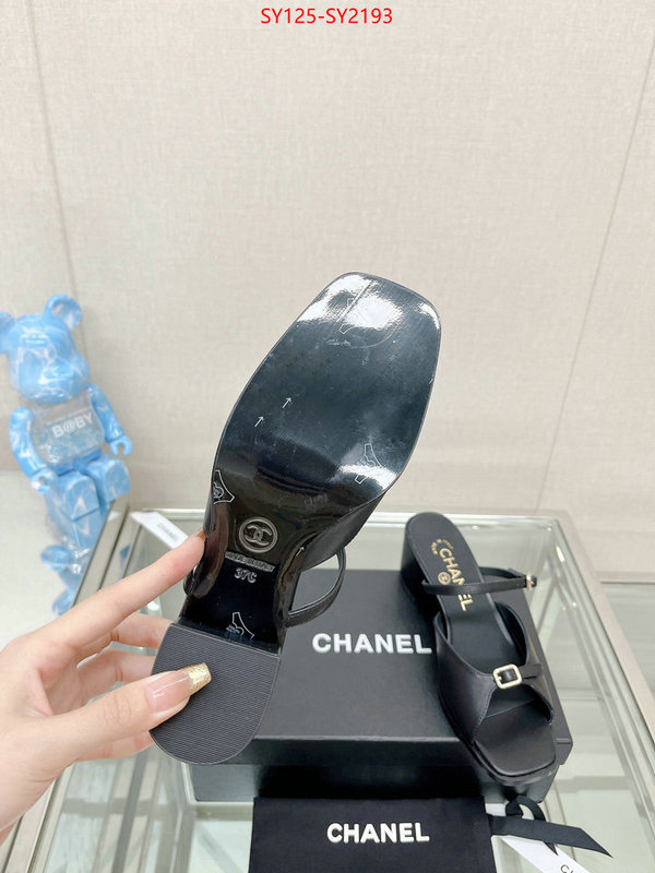 Women Shoes-Chanel aaaaa replica ID: SY2193 $: 125USD