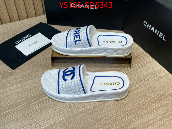 Women Shoes-Chanel luxury cheap ID: SD5343 $: 105USD