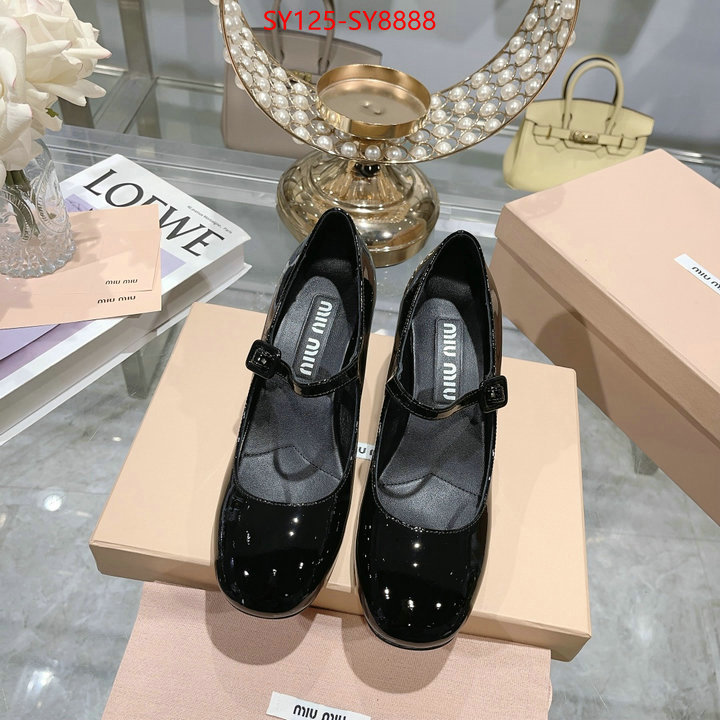 Women Shoes-Miu Miu what are the best replica ID: SY8888 $: 125USD