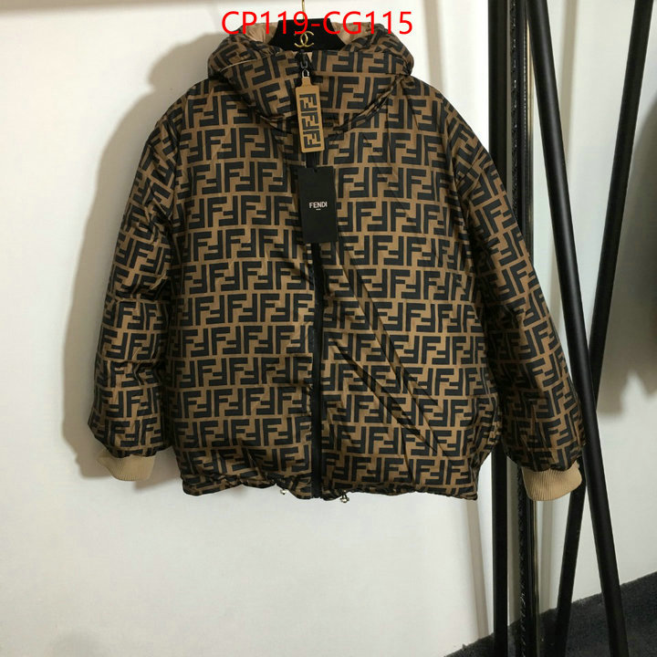 Down jacket Men-Fendi buy high-quality fake ID: CG115 $: 119USD