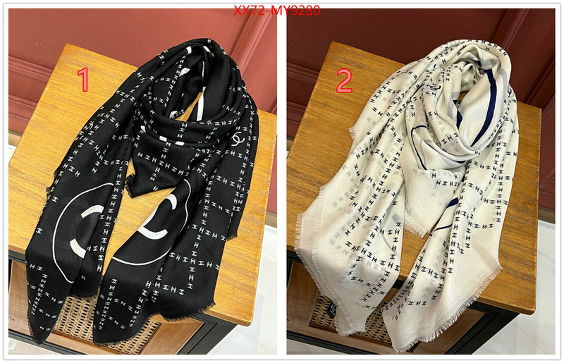 Scarf-Chanel designer high replica ID: MY9280 $: 72USD