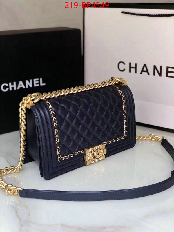 Chanel Bags(TOP)-Le Boy how to start selling replica ID: BP4549 $: 219USD