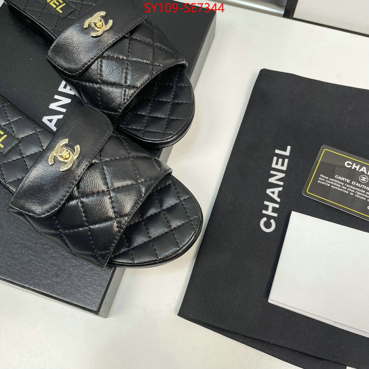 Women Shoes-Chanel high quality replica designer ID: SE7344 $: 109USD