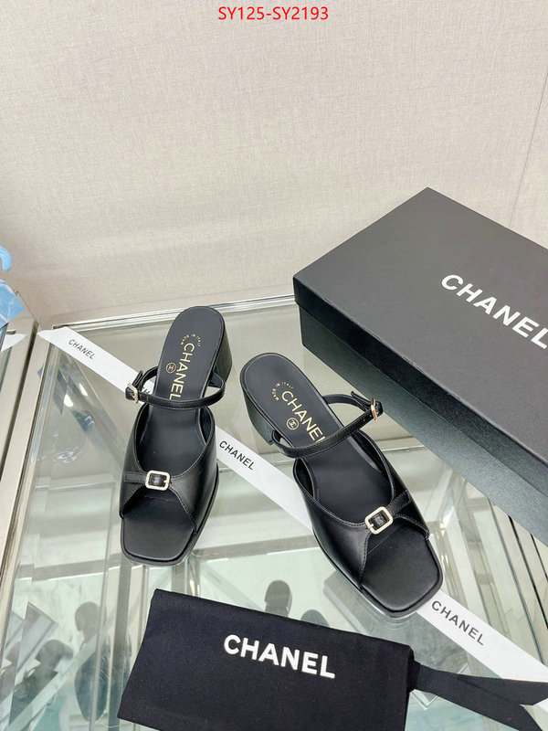 Women Shoes-Chanel aaaaa replica ID: SY2193 $: 125USD