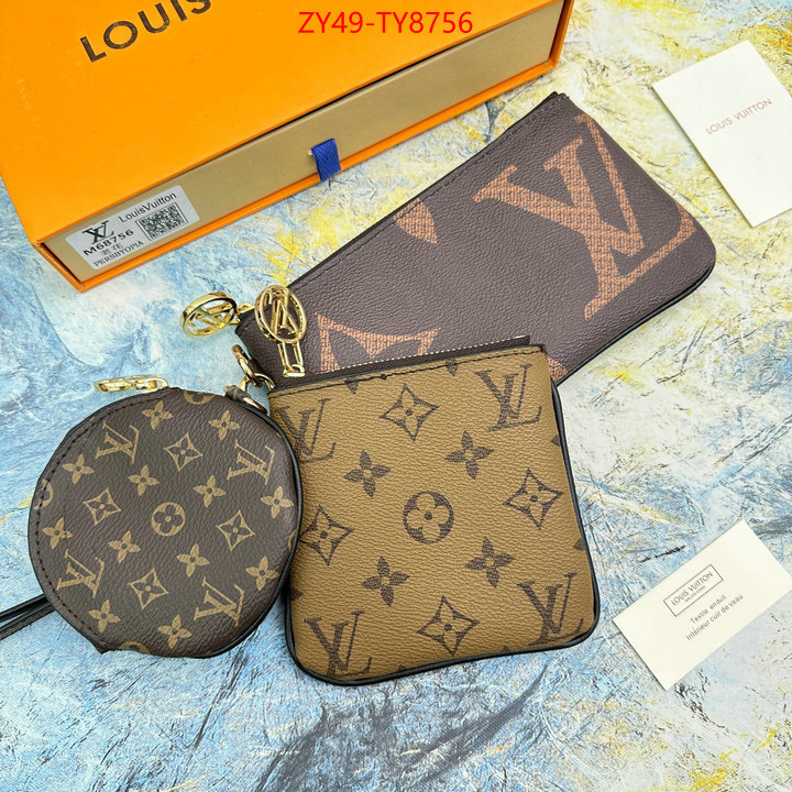 LV Bags(4A)-Wallet high quality perfect ID: TY8756 $: 49USD