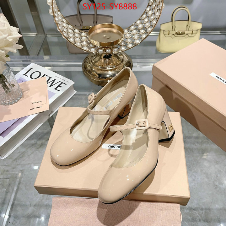 Women Shoes-Miu Miu what are the best replica ID: SY8888 $: 125USD