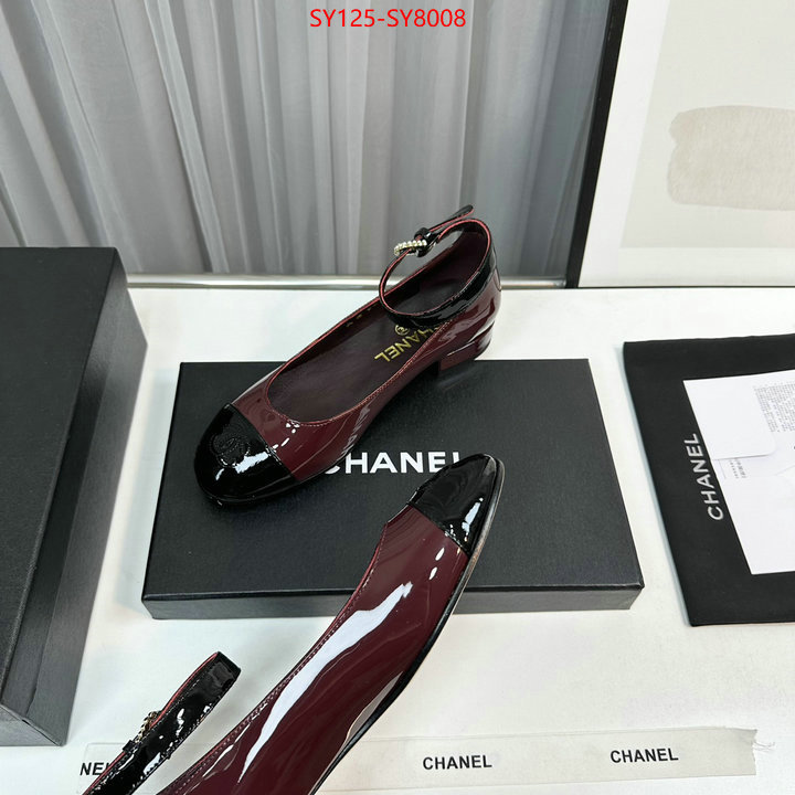 Women Shoes-Chanel buying replica ID: SY8008 $: 125USD