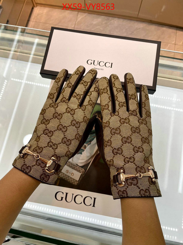 Gloves-Gucci perfect quality ID: VY8563 $: 59USD