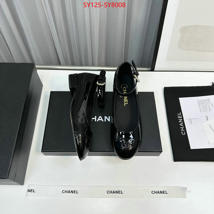 Women Shoes-Chanel buying replica ID: SY8008 $: 125USD