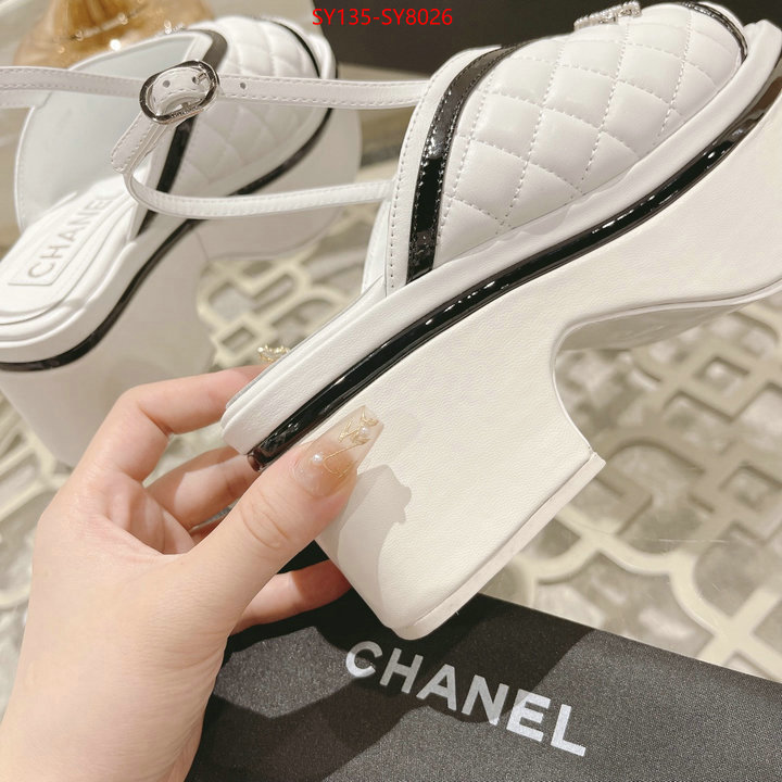 Women Shoes-Chanel perfect replica ID: SY8026 $: 135USD