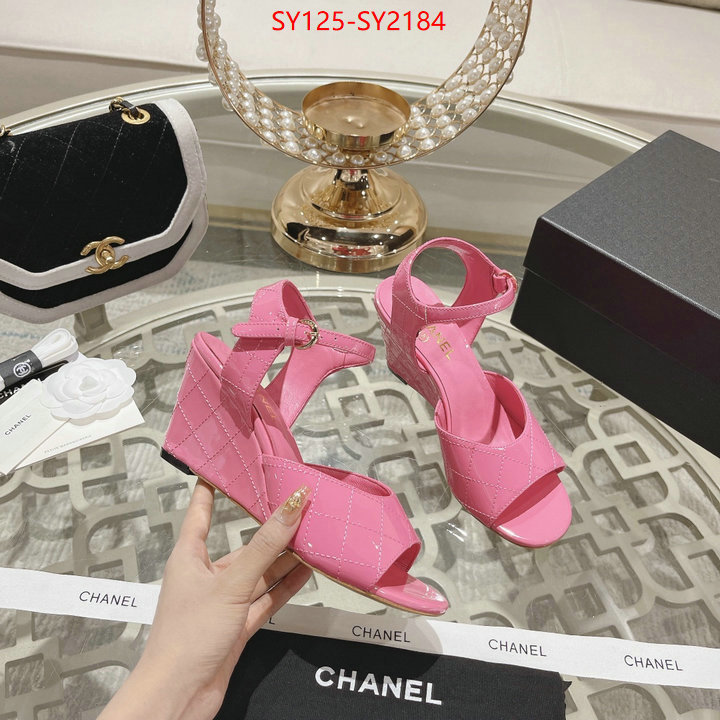 Women Shoes-Chanel how to start selling replica ID: SY2184 $: 125USD