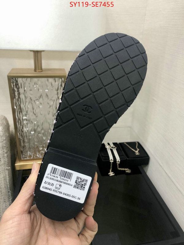 Women Shoes-Chanel best site for replica ID: SE7455 $: 119USD