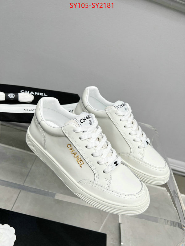 Women Shoes-Chanel counter quality ID: SY2181 $: 105USD