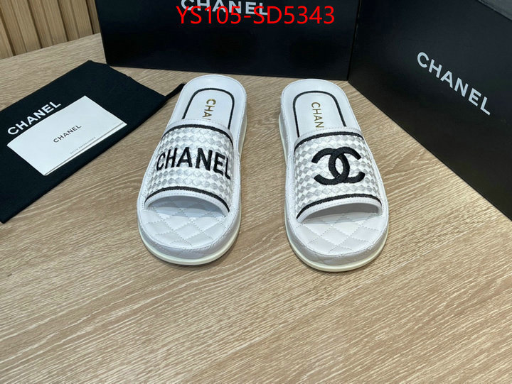 Women Shoes-Chanel luxury cheap ID: SD5343 $: 105USD