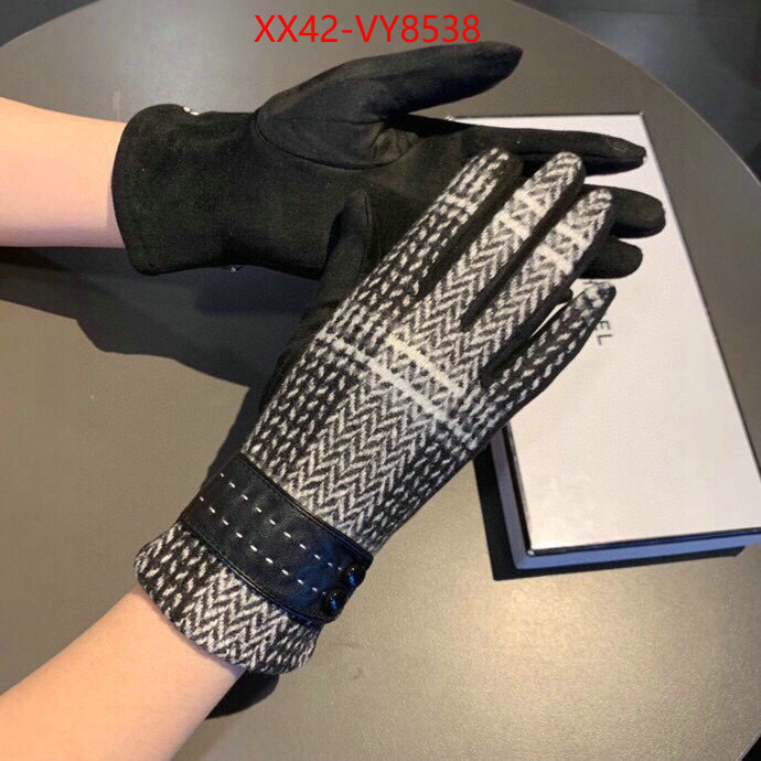 Gloves-Chanel high quality aaaaa replica ID: VY8538 $: 42USD