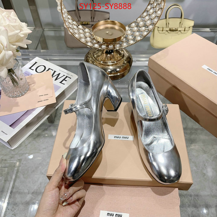 Women Shoes-Miu Miu what are the best replica ID: SY8888 $: 125USD