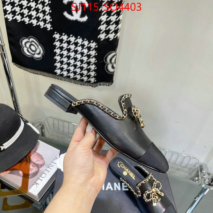 Women Shoes-Chanel luxury cheap replica ID: SO4403 $: 115USD