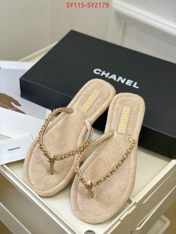 Women Shoes-Chanel aaaaa+ class replica ID: SY2179 $: 115USD