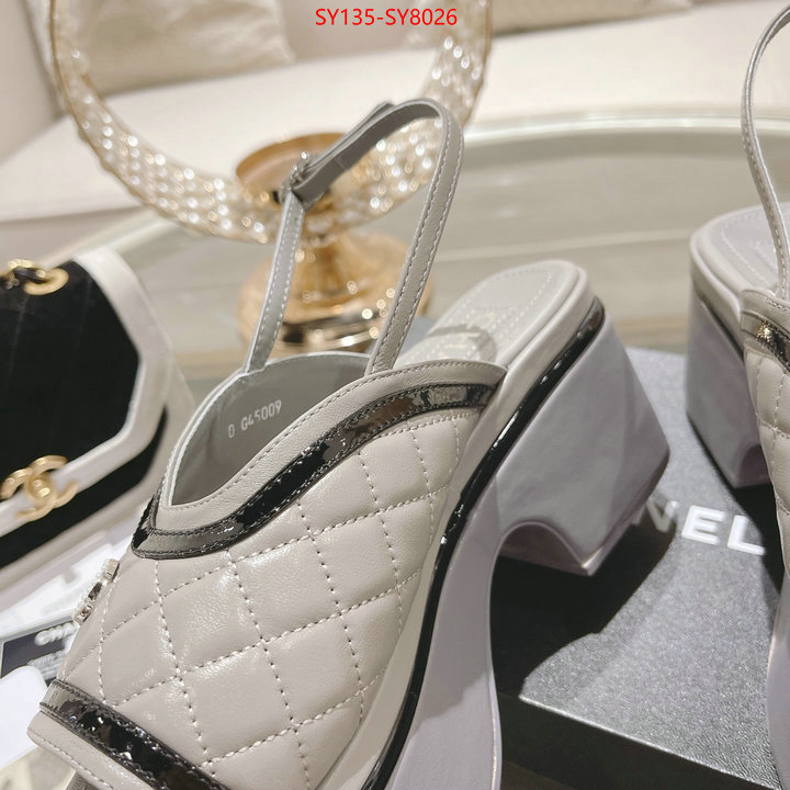 Women Shoes-Chanel perfect replica ID: SY8026 $: 135USD