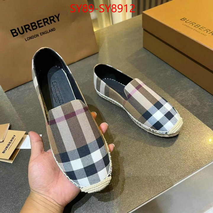 Women Shoes-Burberry 1:1 replica wholesale ID: SY8912 $: 89USD