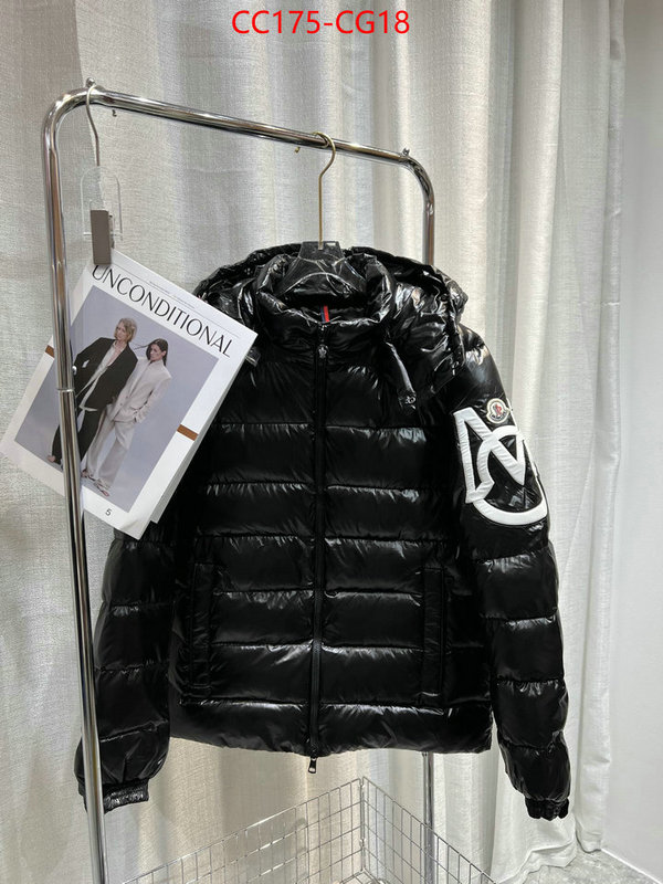 Down jacket Men-Moncler mirror copy luxury ID: CG18 $: 175USD