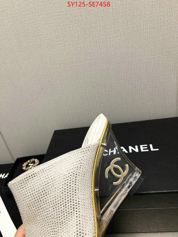 Women Shoes-Chanel where quality designer replica ID: SE7458 $: 125USD