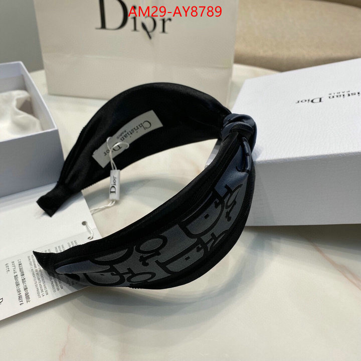 Hair band-Dior fake ID: AY8789 $: 29USD