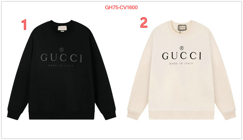 Clothing-Gucci online ID: CV1600 $: 75USD