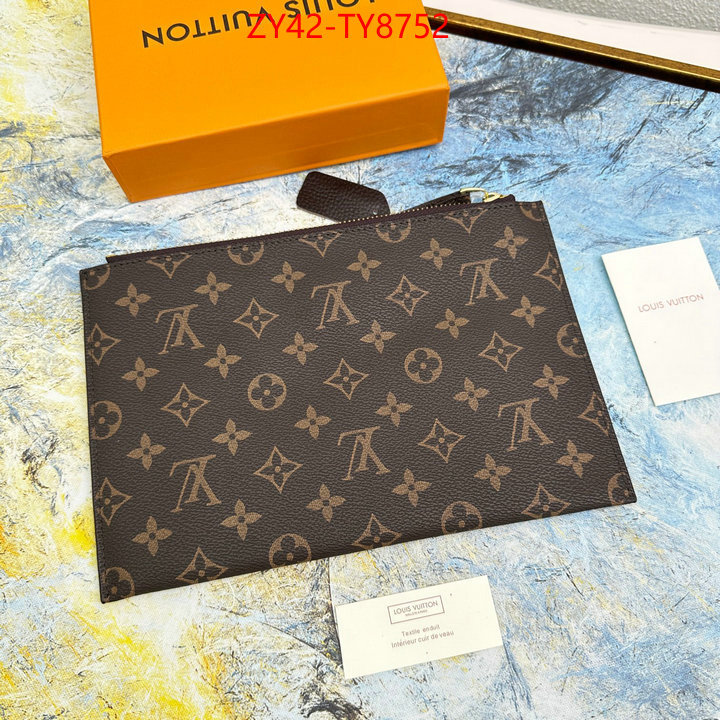 LV Bags(4A)-Wallet wholesale designer shop ID: TY8752 $: 42USD