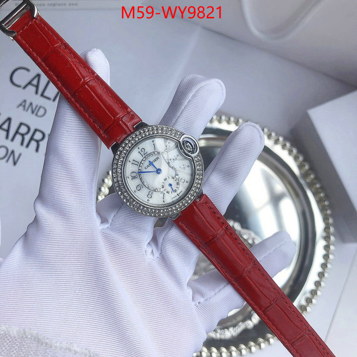 Watch(4A)-Cartier where can i find ID: WY9821 $: 59USD