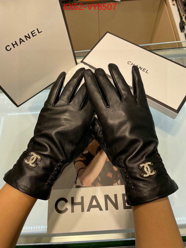 Gloves-Chanel top fake designer ID: VY8507 $: 52USD