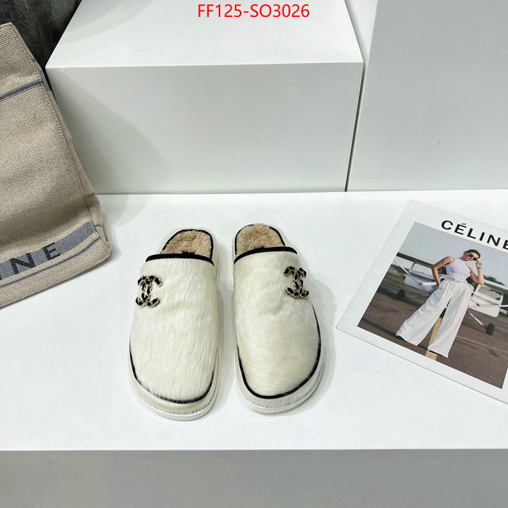 Women Shoes-Chanel replicas buy special ID: SO3026 $: 125USD