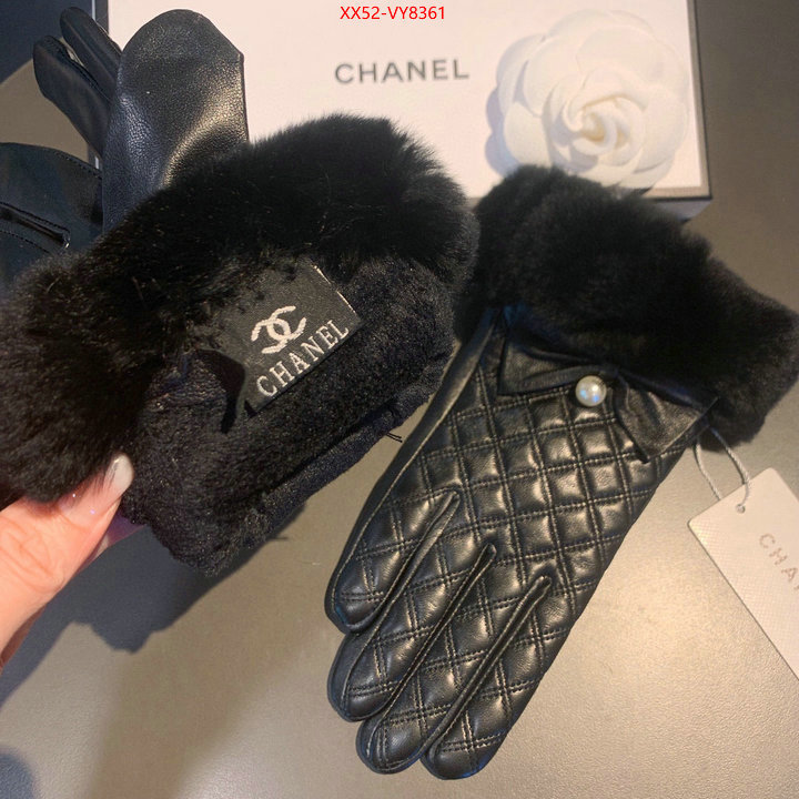 Gloves-Chanel fake ID: VY8361 $: 52USD